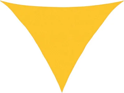 Obrázek produktu pro Markýza 160 g/m² trojúhelníková žlutá 2,5x2,5x3,5 m HDPE
