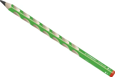 Zdjęcie produktu dla Ergonomiczny trójkątny ołówek dla praworęcznych - STABILO EASYgraph w kolorze zielonym - pojedynczy ołówek - twardość HB