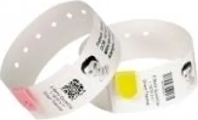 Immagine prodotto di Zebra Z-Band Fun, braccialetti Z-Band Fun gialli per stampanti desktop Zebra, 4x rotoli per kit (350 bande per rotolo), colore: