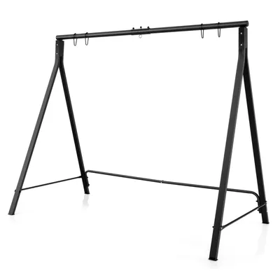 Produktbild von GOPLUS Hollywoodschaukelgestell, Schaukelgestell aus Metall bis zu 120/160kg, Metallgestell für Gartenschaukel Hollywoodschaukel Hängebank Schaukelbank, Gestell Rahmen für Garten Veranda Hof Balkon