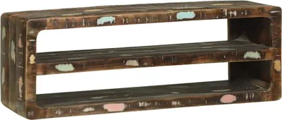 Produktbild von TV-Schränk Mehrfarbig 100 x 32 x 36 cm Massivholz Altholz