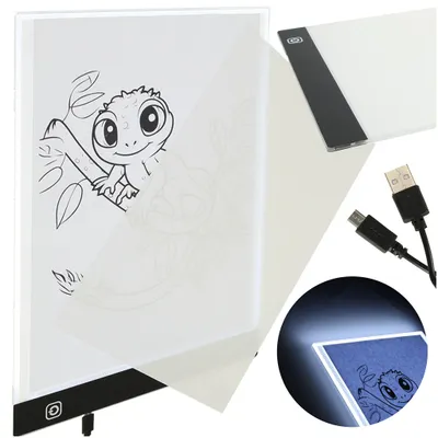 Obrázek produktu pro Rýsovací tabule A4 LED podsvícená trasovací tabule