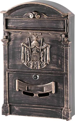 Produktbild von Briefkasten GLA-Alu, Aluminium, 255x90x410 mm, Post, Antikbronze