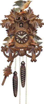 Produktbild von Engstler - 625/2_Q - Kuckucksuhr - Quarz - Nussbaum - 26 cm