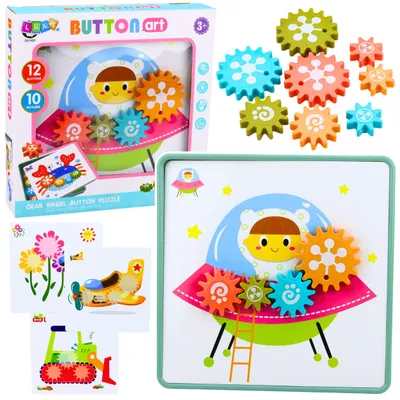Obrázok produktu pre Kreatívne geometrické puzzle Mozaika Gears Puzzle 25 ks.