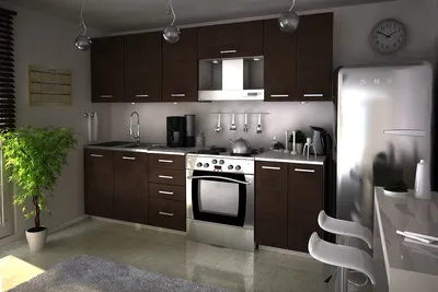 Obrázek produktu pro Kuchyňská linka ELENA 240x180 - Wenge