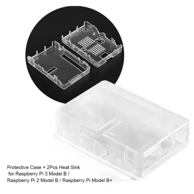 Imagen del producto de Carcasa para Raspberry Pi 3 B, funda para Raspberry Pi 3 B, cubierta para Raspberry Pi 3 B, carcasa protectora para Raspberry Pi 3 B, carcasa para Raspberry Pi 2 B, carcasa para Raspberry Pi 2 B+