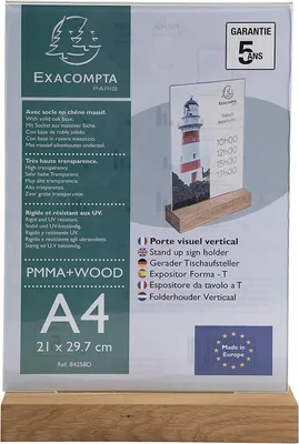 Productafbeelding van Exacompta 84258D Exacompta Tischaufsteller DIN A4 beidseitig, 1 St.