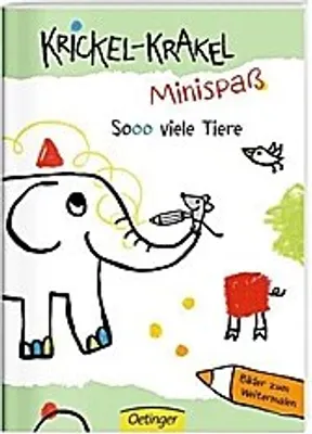 Image de Mini livre de coloriage Krickel-Krakel Tant d'animaux !