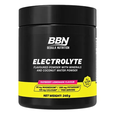 Produktbild von BeBulk Nutrition Elektrolytpulver, Zitronen-Himbeer-Geschmack, 240g