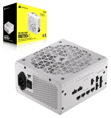 Produktbild von Corsair RMx Series RM750x, 750 W, 100 - 240 V, 47 - 63 Hz, 10 A, 150 W, 750 W