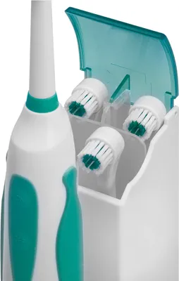 Produktbild von AEG EZ 5623, Erwachsener, Rotierende-vibrierende Zahnbürste, Tägliche Pflege, Grün, Weiß, Akku, AA