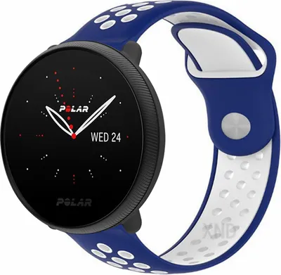 Produktbild von Strap-it Polar Ignite 2 Sportarmband (Blau/Weiß)