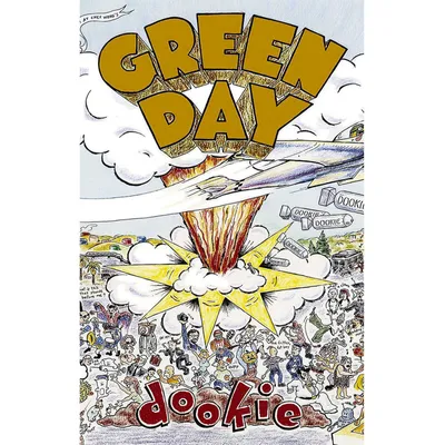 Image de Green Day - Poster "Dookie", Tissu RO4923 (Taille unique) (Coloré)