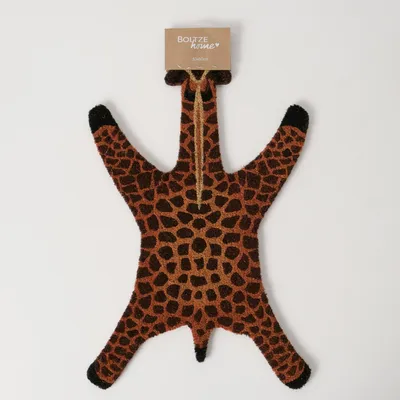 Immagine prodotto di BOLTZE Fußmatte Giraf (Farbe Braun, LxBxH: 80 x 50 x 1,5 cm, Giraffen Form)