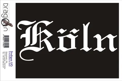 Produktbild von Aufkleber / Autoaufkleber - JDM / Die cut / Auto / OEM - Stadt Köln - 200x80mm gold - Heckscheibe / Heckscheibenaufkleber