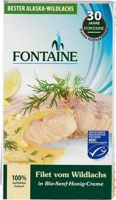 Productafbeelding van Fontaine Zalmfilet Wild, Honing Mosterd (200 gr)