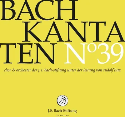 Productafbeelding van J.S. Bach-Stichting/Lutz, R: Cantates, nummer 39