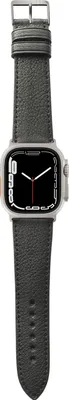 Produktbild von MANUFAKTURWERK Armband EIMSBÜTTEL, kompatibel mit Apple Watch Ultra, Ultra 2, Schwarz