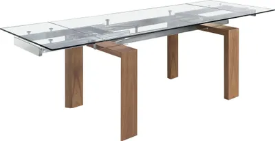Produktbild von Angel Cerdá Ausziehbarer Esstisch Rechteckig gehärtetes Glas aus Walnuss 1007