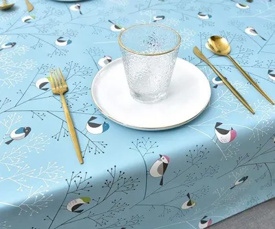 Obrázek produktu pro Voděodolný modrý obdélníkový podnos 137 x 137 cm