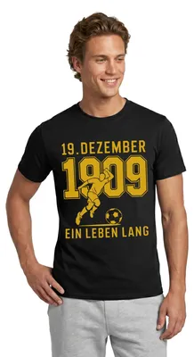 Produktbild von Spreadshirt Dortmund Gründung 1909 Ein Leben Lang Männer T-Shirt, M, Schwarz