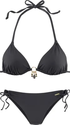 Produktbild von Bruno Banani Triangel-Bikini schwarz Größe 38 Cup C/D