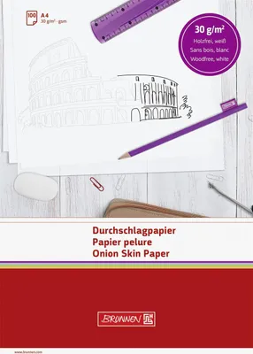 Produktbild von Durchschlagpapier A4 30g/qm VE=10x100 Blatt