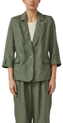 Produktbild von s.Oliver Damen Blazer Leinen grün