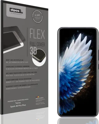 Produktbild von Full Cover Privacy Blickschutzfolie für Tecno Spark 40 Pro Plus Folie Anti-Shock