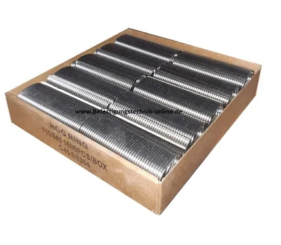 Produktbild von C-RING Klammer Hog Ring 11GLF40 HR45 GALFAN hochfest für Bostitch Gabionen Zange CL45 1.6M KL-93 BK