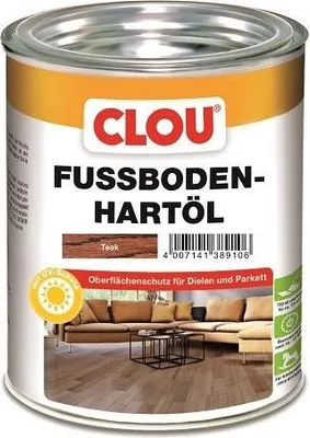 Produktbild von Clou Fußboden Hartöl 750 ml teak