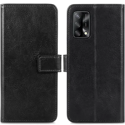 Imagen del producto de Funda Tipo Libro de Lujo para Oppo A74 (4G) - Negro