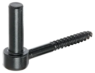 Image de Gond à Visser Noir D14 Fixation Robuste D14 - Alberts