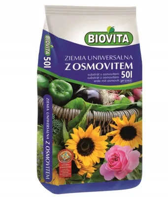Zdjęcie produktu dla Uniwersalna ziemia do kwiatów z osmovit 50L