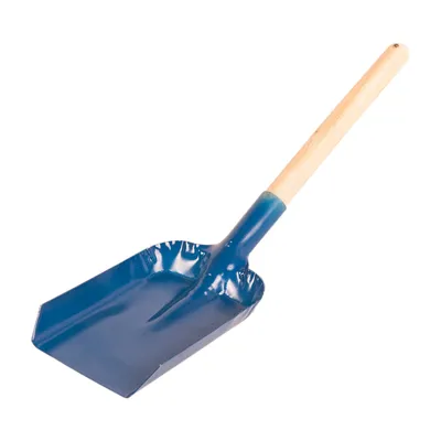 Image de Pelle - bleue avec manche en bois