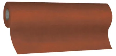 Produktbild von 1 Rolle Tischläufer Airlaid 24m x 40cm - alle 120cm perforiert stoffähnlich braun