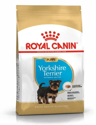 Obrázek produktu pro Royal Canin Yorkshire Terrier Junior, Štěně, Jorkšírský teriér, Extra malý (<4 kg), Drůbež, Rýže, 7,5 kg