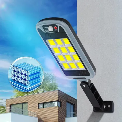 Zdjęcie produktu dla Mocna Lampa Solarna 400W Led Uliczna Z Czujnikiem Zmierzchu I Ruchu Pilot