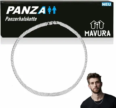 Produktbild von PANZA pancerny naszyjnik łańcuszkowy kubańska stal nierdzewna