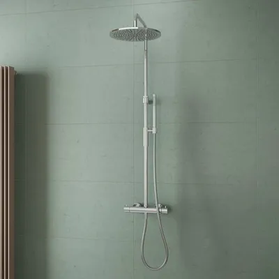 Immagine prodotto di Sistema doccia a parete Stella Duschsystem, con termostato e soffione da 30 cm