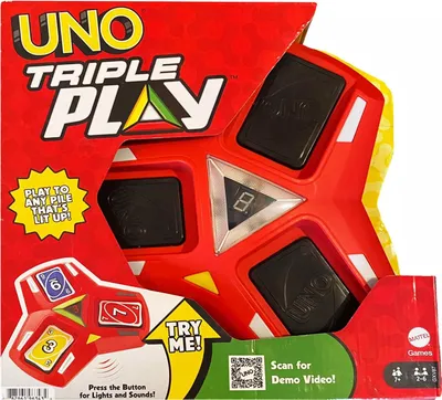 Produktbild von UNO Triple Play – Kartenspiel