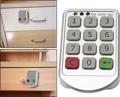 Obrázok produktu pre Kódové zámky dverí skrine, Zámky s elektronickou klávesnicou, Heslový zámok, Elektronické kombinačné zámky, Kódovaný zámok