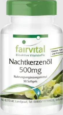 Zdjęcie produktu dla Suplement diety Fairvital Nachtkerzenol 500 mg, 90 kapsułek