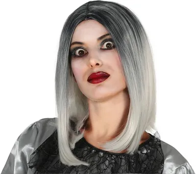 Obrázok produktu pre Luxusná dámska parochňa Bob Long Black White Wig