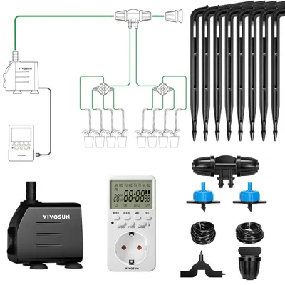 Produktbild von Vivosun FlexFeed 15 W - 8 Tropfer Set