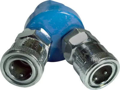 Produktbild von 2-fach Adapter Druckluftverteiler Mehrfachstecker