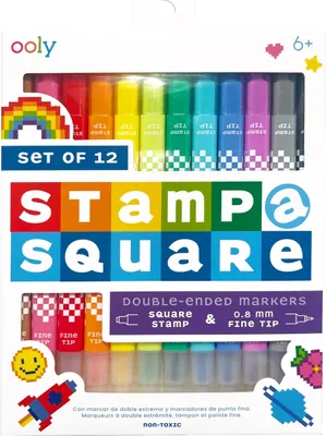 Produktbild von Ooly Stempelmarker - Kreative Filzstift-Set für Kinder und Erwachsene