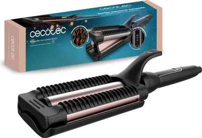 Produktbild von Cecotec RitualCare 1000 Summer Waves, Glätteisen, Warm, 160 °C, 200 °C, Schwarz, Hellrosa, Keramik