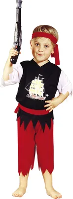 Produktbild von Kostüm Pirat Piratenkostüm Seeräuber Freibeuter für Kinder Kinderkostüm Gr. 98 - 116, Größe:110